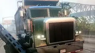GTA V Michael kill Trucks Driver 