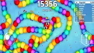 Snake.io🐍 Rainbow Snack Skin 🐍 Fun Snake.io Games 🪱🐍 Gameplay