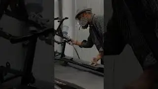 Royal Enfield Chasis frame paint #royalenfield #rupendrabulletworkshop #paintjob ❤️✅🙏