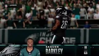 Madden 26 -Season 5 Philadelphia Eagles Theme 94 overall Saquon Barkley Gameplay p2