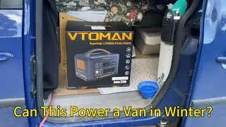 Can This Power a Van in Winter? | VTOMAN Jump 2200 Real Test