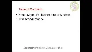 Analog circuits (18EC42) Sumangala G S