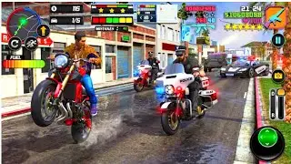 Police Moto Bike Chase Crime|Real city police motorbike|police bike gameplay android #motorbike