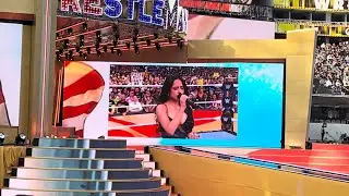 Becky G Performs &ldquo;America the Beautiful&rdquo; at WrestleMania 39