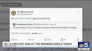 How to get free hot dogs at Chicago's iconic Wieners Circle Tuesday