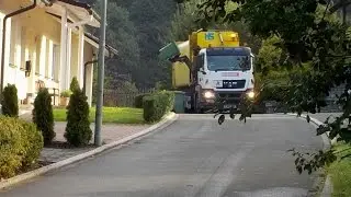 Hachen/Sundern M&uuml;llwagen Seitenlader 21.09.2015