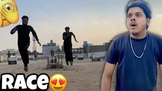 Aj Meri or Roshan ki race hogai kon winner hua 😂❤️