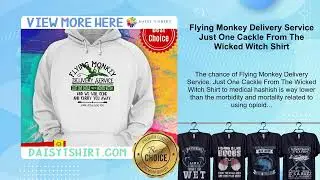 Flying Monkey Delivery Service Just One Cackle From The Wicked Witch Shirt