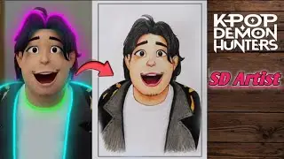How to Draw Bobby 😈K-Pop Demon Hunters | Bobby Easy Step by Step Beginners Drawing |Drawing Tutorial