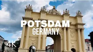 Walk Potsdam Germany 🇩🇪 4K #4kwalk #walking #citywalk #germany #4ktour  #potsdam #brandenburgertor