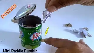 Best Mini Pedal Dustbin Make with Soda Can!DIY