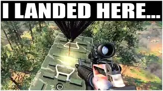 Riding a Supply Drop to the ground! (Cold War Dirty Bomb)