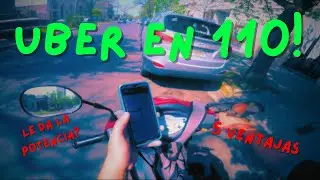 UBER MOTO 2025 // 5 VENTAJAS DE MI 110 CHINA PARA HACER UBER// CUANTO SALE MANTENERLA //