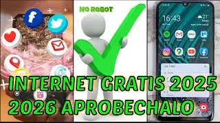 ✅️COMO TENER INTERNET ✅️ GRATIS 2025 a 2026 REAL Aprobechalo✅️