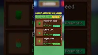 0,0000001% Rare Moment Grow a Garden Semua Seed Divine & Prismatic Restock AUTO KAYA 🤑🤑🤑
