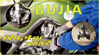 Buj&iacute;a Raptor 700, mantenimiento #quad #yamaha #raptor700 #cuatrimoto #offroad #enduro #motor #bujia