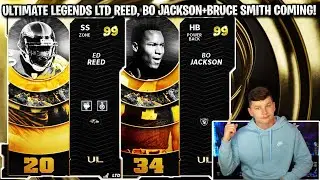 ULTIMATE LEGENDS LTD ED REED, BO JACKSON, AND BRUCE SMITH COMING! | MADDEN 22 ULTIMATE LEGEND
