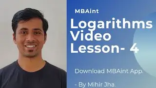 Application Of Log  & Problem Solving || CAT/XAT/NMAT/SNAP/IIFT/CMAT