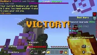 Minecraft bedwars 10:16 fireball shot