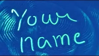 Writing subscriber name on glass 55
