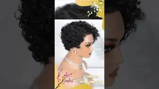 13x4 Transparent Lace Curly Pixie Wig