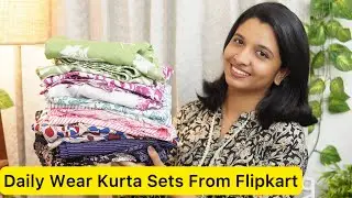 Daily Wear Kurta Sets From Flipkart 🌸Review🌸