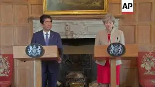 May: Japan and UK will strengthen trade ties