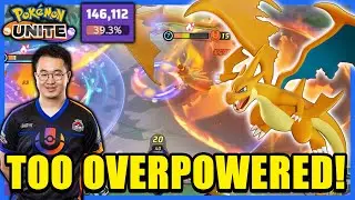 Мега Чаризард Y кажется слишком сильным… и это так весело | Pokémon Unite