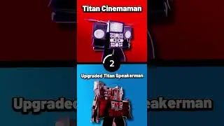 WOULD YOU RATHER, Titan Cinemaman, OR Upgraded Titan Speakerman🤔 #shorts