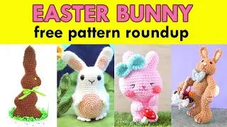 FREE Easter Bunny Crochet Pattern Roundup - EASTER CROCHET PATTERNS!