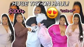 HUGE FASHION NOVA & PRETTY LITTLE THING HAUL (dresses, sets, etc)
