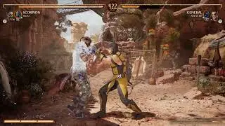 Mortal Kombat 1 Scorpion vs Reiko mini boss fight. Brutality!