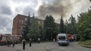 Riesenexplosion auf Gel&auml;nde von R&uuml;stungsfabrik bei Moskau