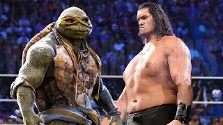 Great Khali vs Ninja Turtle Leonardo Match Wrestling News