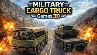 Military Cargo Truck Games 3D 🚛💣 | Army Truck War Mission Gameplay | D4David