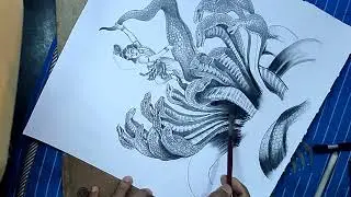 Kaliya Nag Mardan || Shri Krishna||Sketch