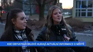 KDE OBYVATELÉ ORLOVÉ HLEDAJÍ AKTUÁLNÍ INFORMACE O MĚSTĚ