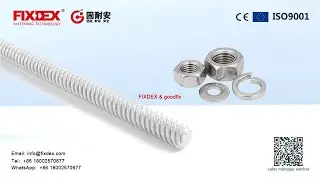 8mm Rod with Nut,Length 400mm,Stainless Steel Threaded Lead Screw Rod