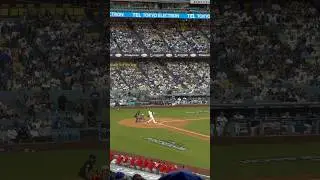 SHOHEI OHTANI HITS A BOMB! #DODGERS #SHOHEIOHTANI #BASEBALL