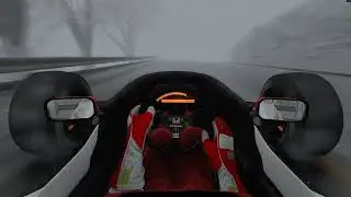 I try out Ayrton Senna's throttle tap technique in the rain