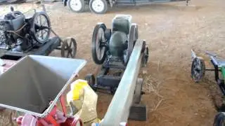 Antique John Deere Hit & Miss Engine & Corn Grinder