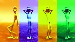 Baby Calm Down Video 2023 Dame green alien dance