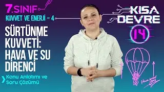 Sürtünme Kuvveti: Hava ve Su Direnci Konu Anlatımı | 7. Sınıf Fen Bilimleri Kuvvet ve Enerji #14
