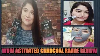 Wow Skin Science Activated Charcoal Range Review | wow Charcoal face wash |wow charcoal face mask |