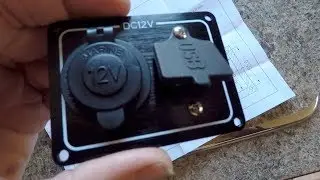 Установка USB-панели/розетки Five Oceans 12 В постоянного тока | Жизнь в кемпере для грузовика