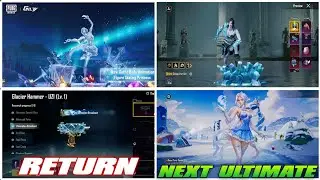 😍NEXT ULTIMATE SET ✅ JIGGLE EFFECT ULTIMATE SET | RETURN ULTIMATE | GLACIER GUN SKIN BGMI & PUBG 