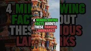4 Mindblowing Facts about the Famous Landmarks #crazyfacts #architecturefacts #archifacts