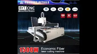BYTCNC  fiber laser cutting machine for metal stainless steel galvanized cutting fiber laser