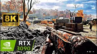 Battlefield 5 - 8K ULTRA Realism! *Max Settings | RTX 3090 | Liberte Mission | I9-10900KF