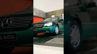 Diorama model car garage display Scale 1:18 #scalegarage #dioramaclub #cardisplay #scale118